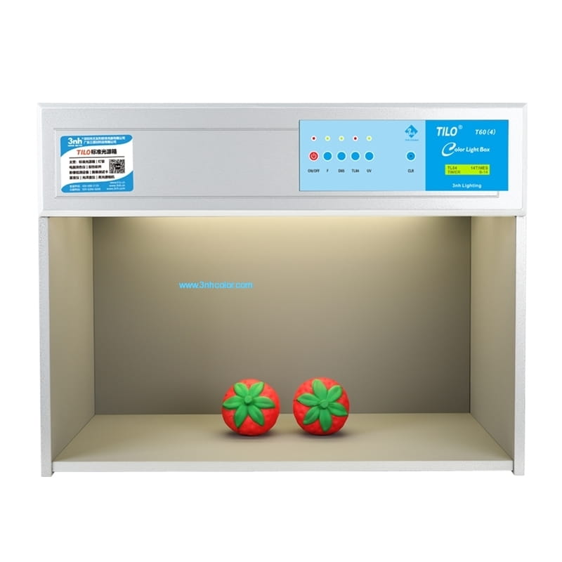 3nh T60(4) colour light cabinet – Light source (number): 4 — D65, TL84, F/A, UV