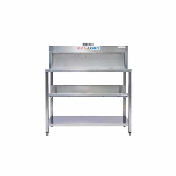 HT 120 RVS Tisch, 120 cm breit
