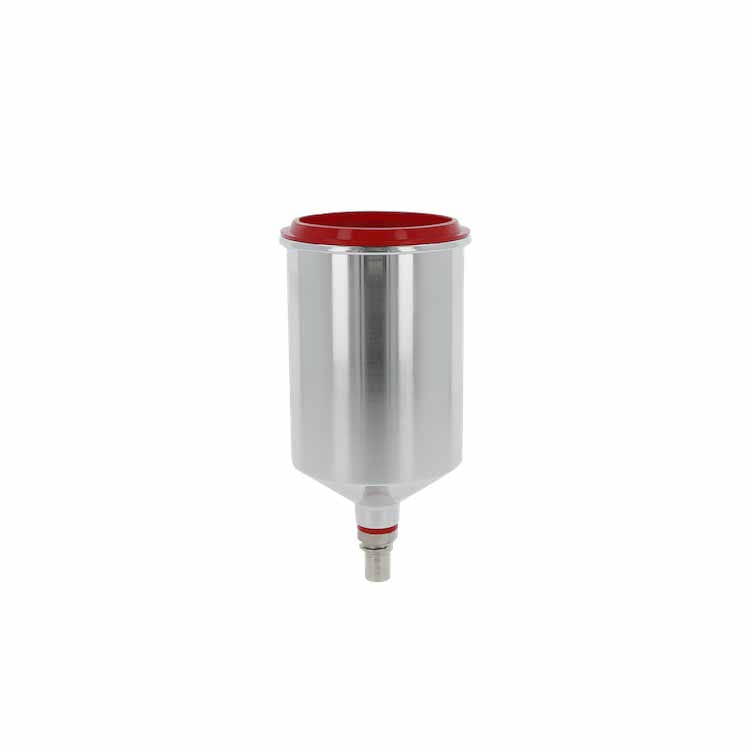 Tazza riutilizzabile in alluminio, 0,75 l con QCC senza filettatura fine [per SATAjet 5000 B, jet 4000 B, jet 3000 B, jet 2000, jet 1000 B, jet 100 B, jet RP]