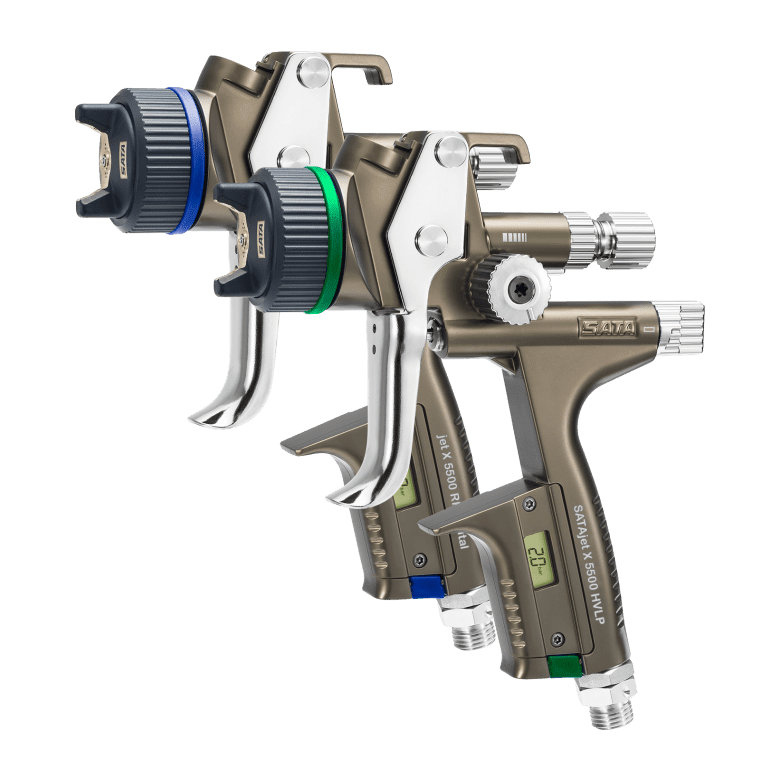 SATAjet X 5500 – I vs O for Clearcoat