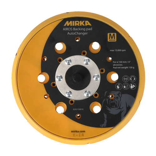 Disque de ponçage Mirka pour AIROS, Ø 150 mm, 5/16"