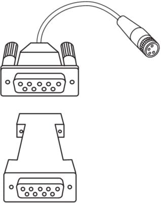 Kabel do transmisji danych Mahr 2000 r – (2 m) RS232 do Extramess