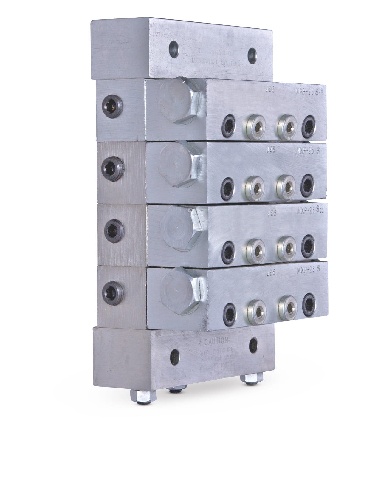 Distributeur d'introduction Trabon® MXP - Segments de plaque de base - 3/8-18 NPSF