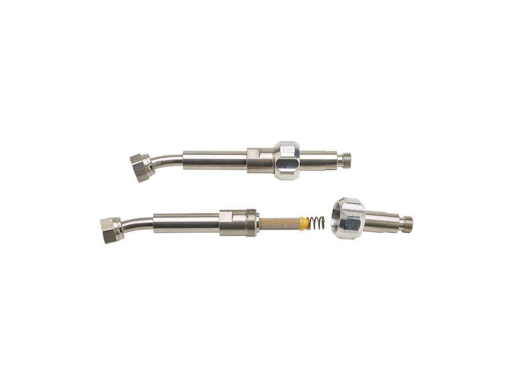 Beschichtpunkt – obudowa filtra z giętej stali nierdzewnej, gwint wewnętrzny 1/4" BSP x gwint zewnętrzny 16x1,5 mm