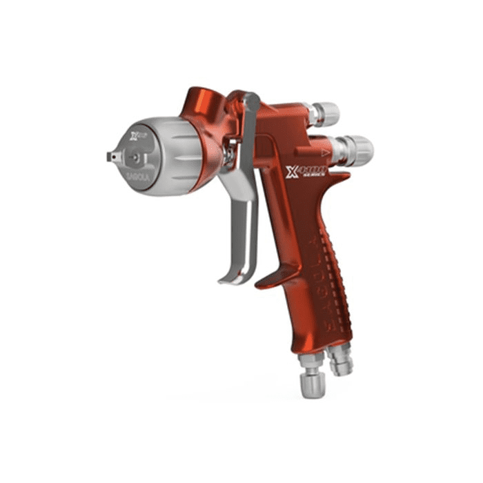 Elcometer Sagola X 4100 Fließbecherspritzpistolen  mit 96 Luftkappe & 1,40 mm Edelstahl-Nadel- und Düsen-Kit