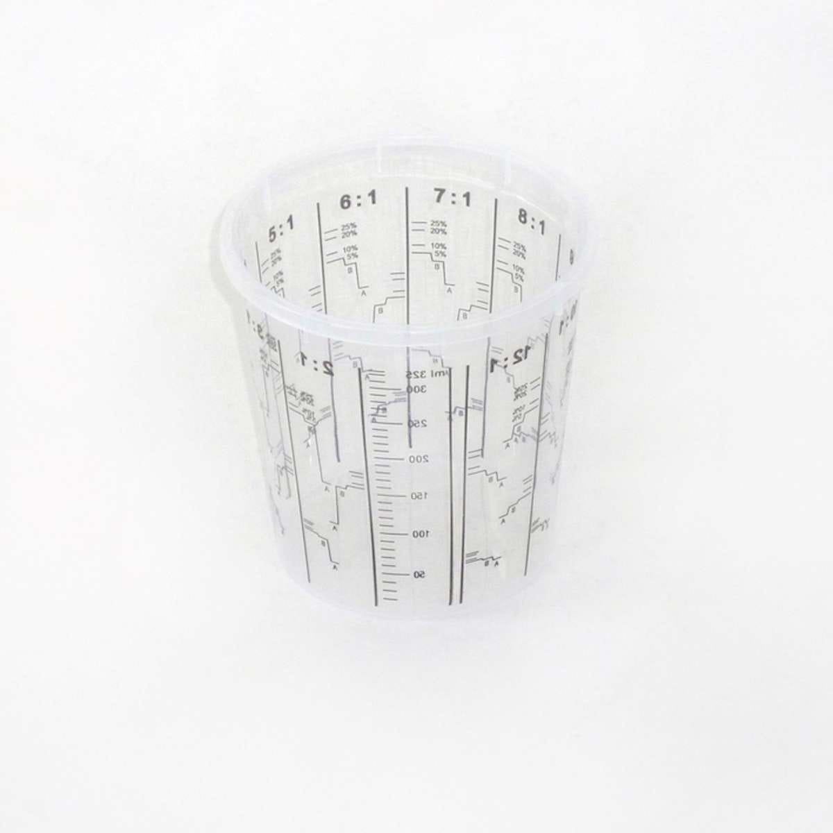 TÊTE PIVOTANTE E-D-BOL MÉLANGEUR 400 ml vfm  – Bol mélangeur pour vernis et peintures avec graduation