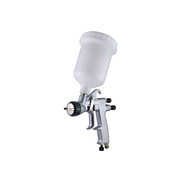 Elcometer Sagola Classic Pro XD Fliessbecher Lackierpistole mit 36 Luftkappe & 2,50 mm Edelstahl-Nadel- und Düsen-Kit