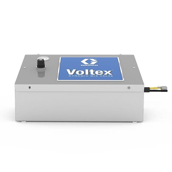 Tischgerät zur Montage des dynamischen Voltex-Mischventils.