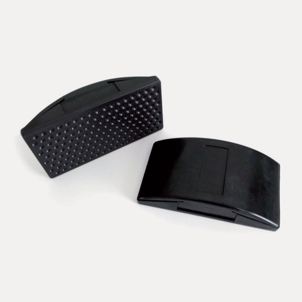 DREHKOPF E-D-SCHLEIFKLOTZ Gummi 12 × 6,5 × 3,2 cm, schwarz – Gummi-Schleifklotz (Schleifklötze/-Teller/-Feilen)