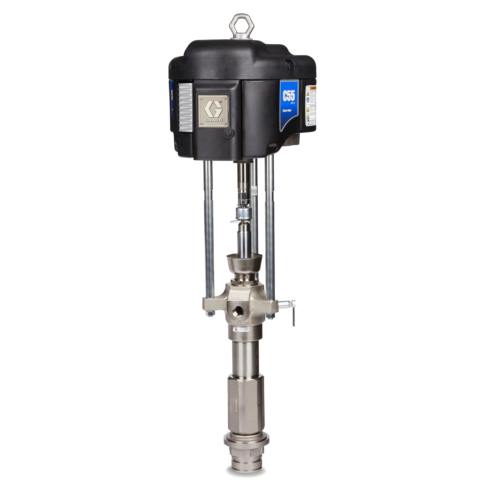 55:1 - 250 cm³ Dura-Flo-Pumpe mit NXT 6500-Luftmotor, Severe Duty, Kohlenstoffstahlkonstruktion