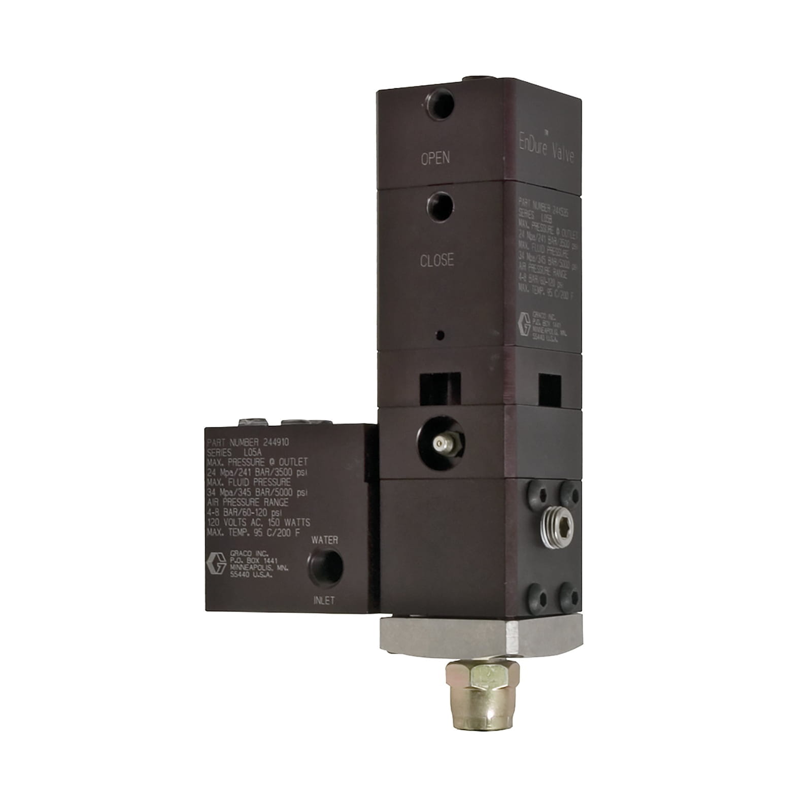 6 cm³ chauffé 15 m Commandes Système PGM avec soupape de retour EnDure