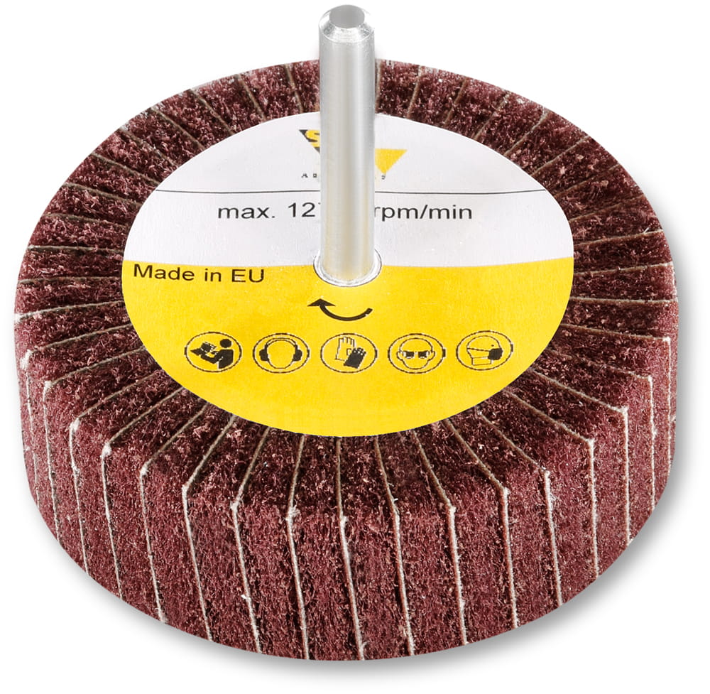 sia Abrasives Lamellenschleifer mit Schaft aus Gewebe/Vlies – 150