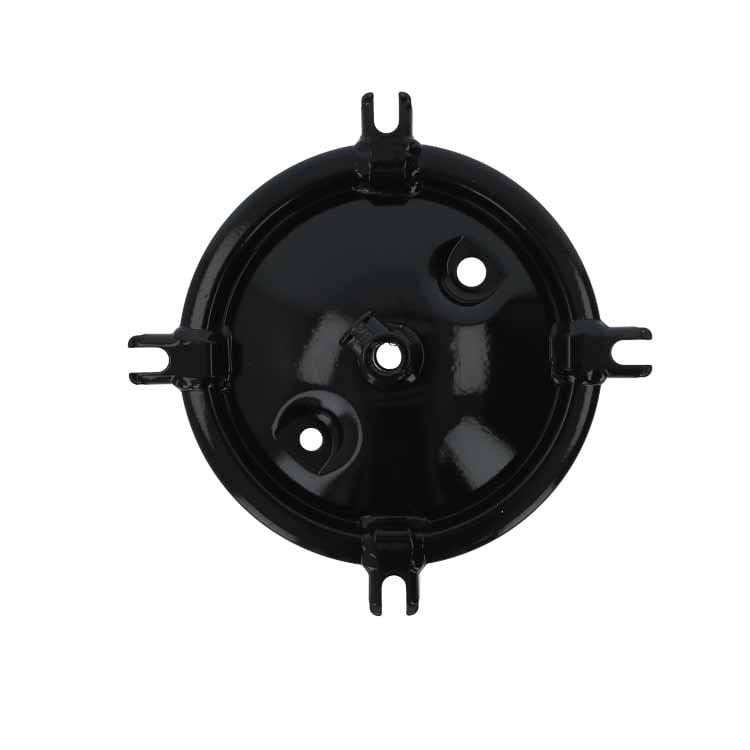 Deckel, schwarz RILSAN beschichtet, mit Drucklaschen und T-Stück [für SATA paint set 10]