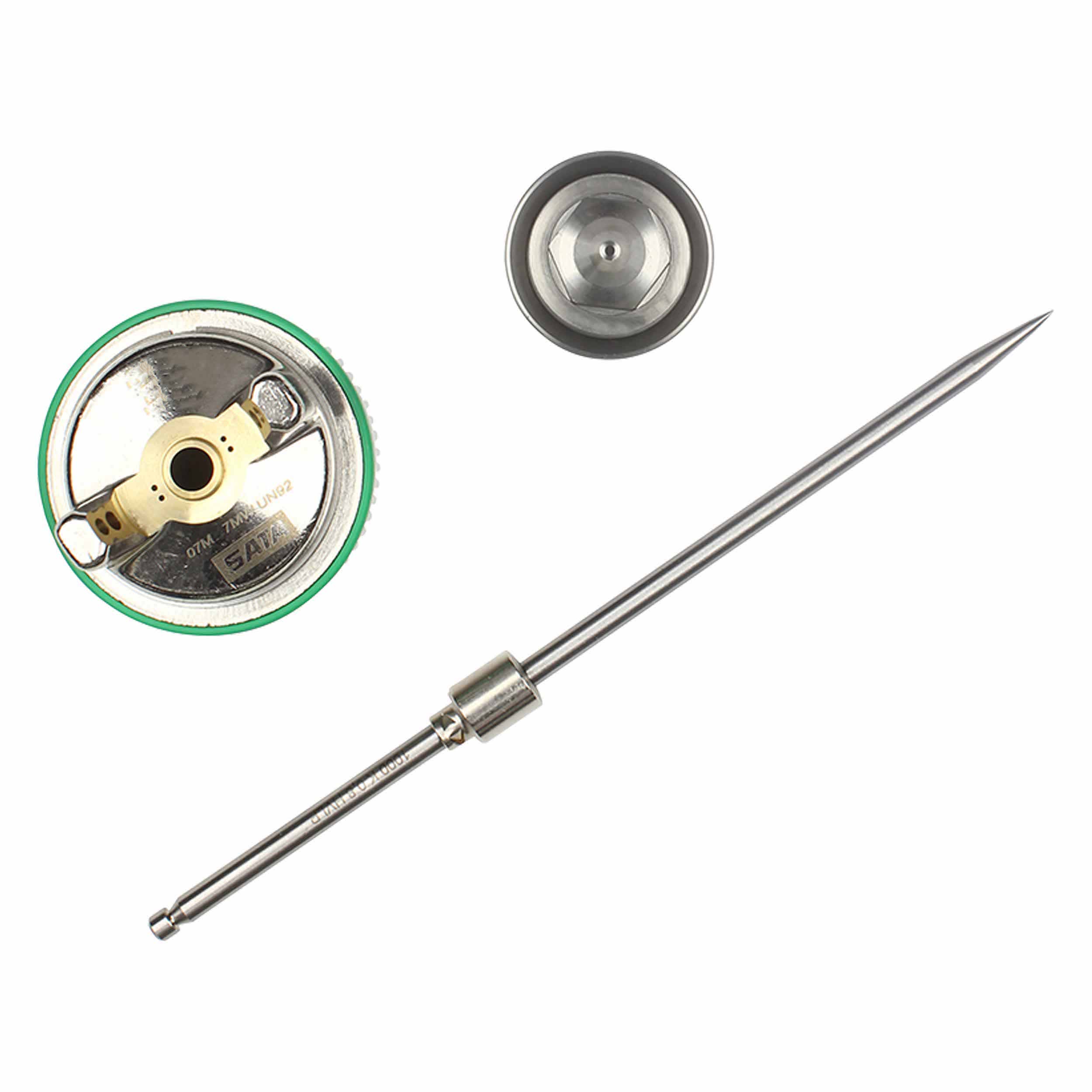 Set di ugelli SATAjet 1000 K HVLP 0,8 con finitura superficiale che ne prolunga la durata
