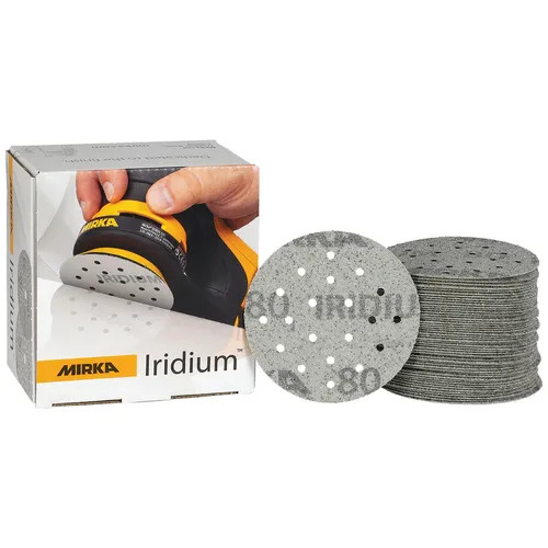 Mirka Iridium™ Ø 77 mm Grip 20-Loch – Körnung: 1500 – FI6JU05094