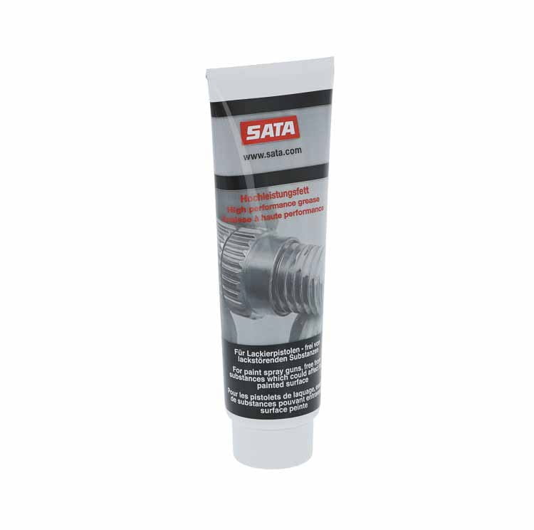 Grasso SATA ad alte prestazioni, privo di silicone e acidi, 100 ml [per pistole a spruzzo] Attenzione: il prodotto ha una data di scadenza.