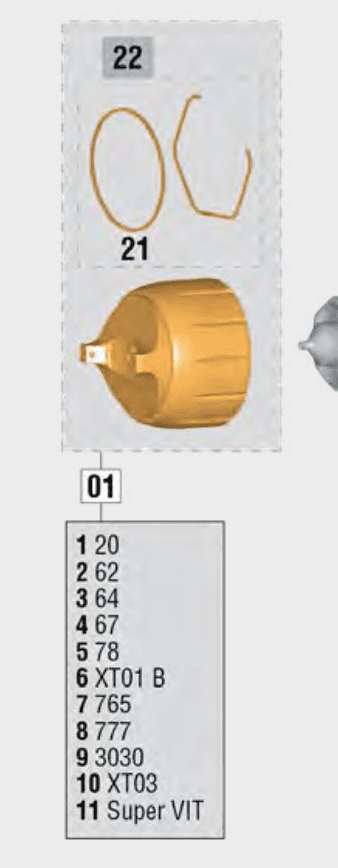 Elcometer Sagola X 4100 : chapeau d'air 20A