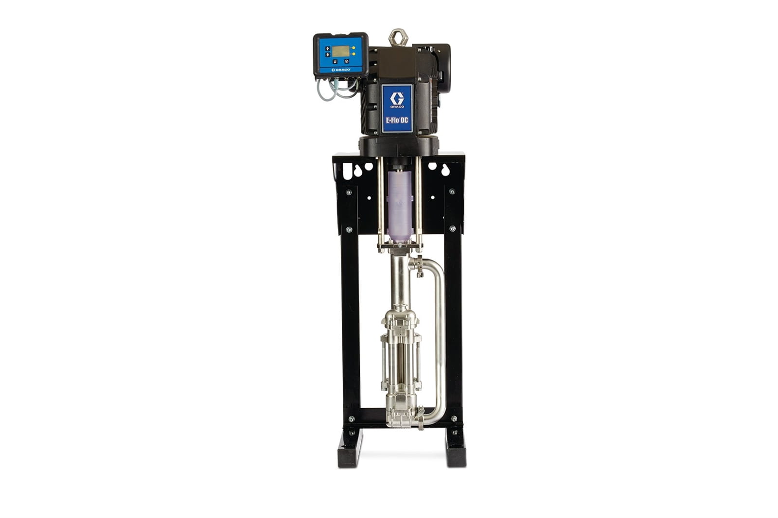 Electric E-Flo DC-4 recirculating ball pump, 750 cm³, 1 hp, extended version, ATEX/FM/IECEx, sealed, Ultralife rod/cylinder, Tri-Clamp