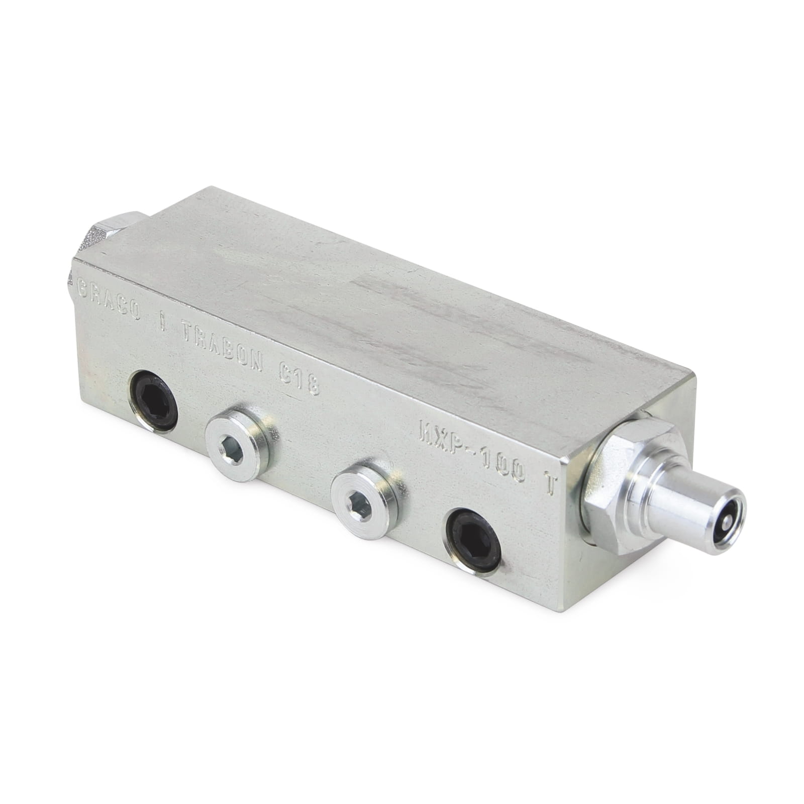 Modulares Trabon® MXP-Verteilerventil mit Anzeige - MXP-75S - 2,46 cm³ (0,150 in³)