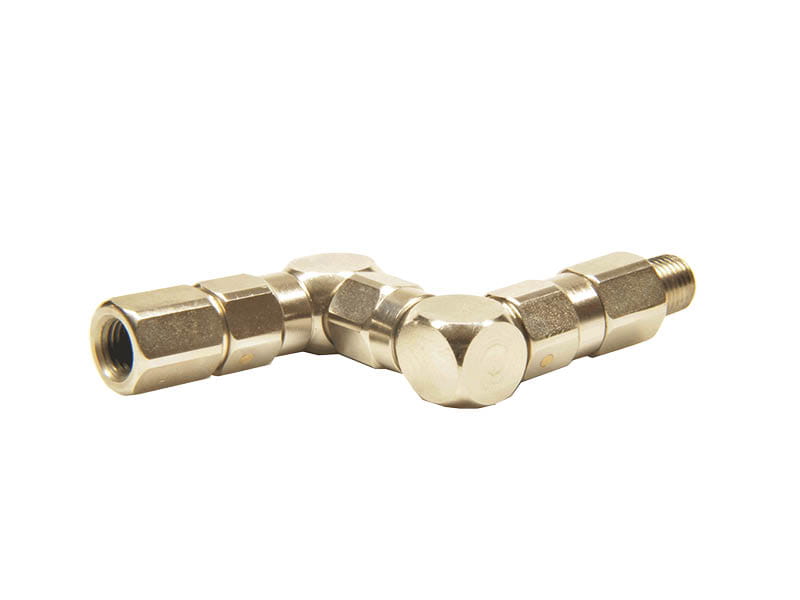 Raccord rotatif HD en acier AG 3/8" NPS x IG 3/8" NPS