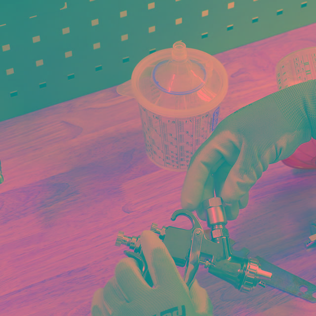 Piano di lavoro in legno Colad per carrello levigatore grande