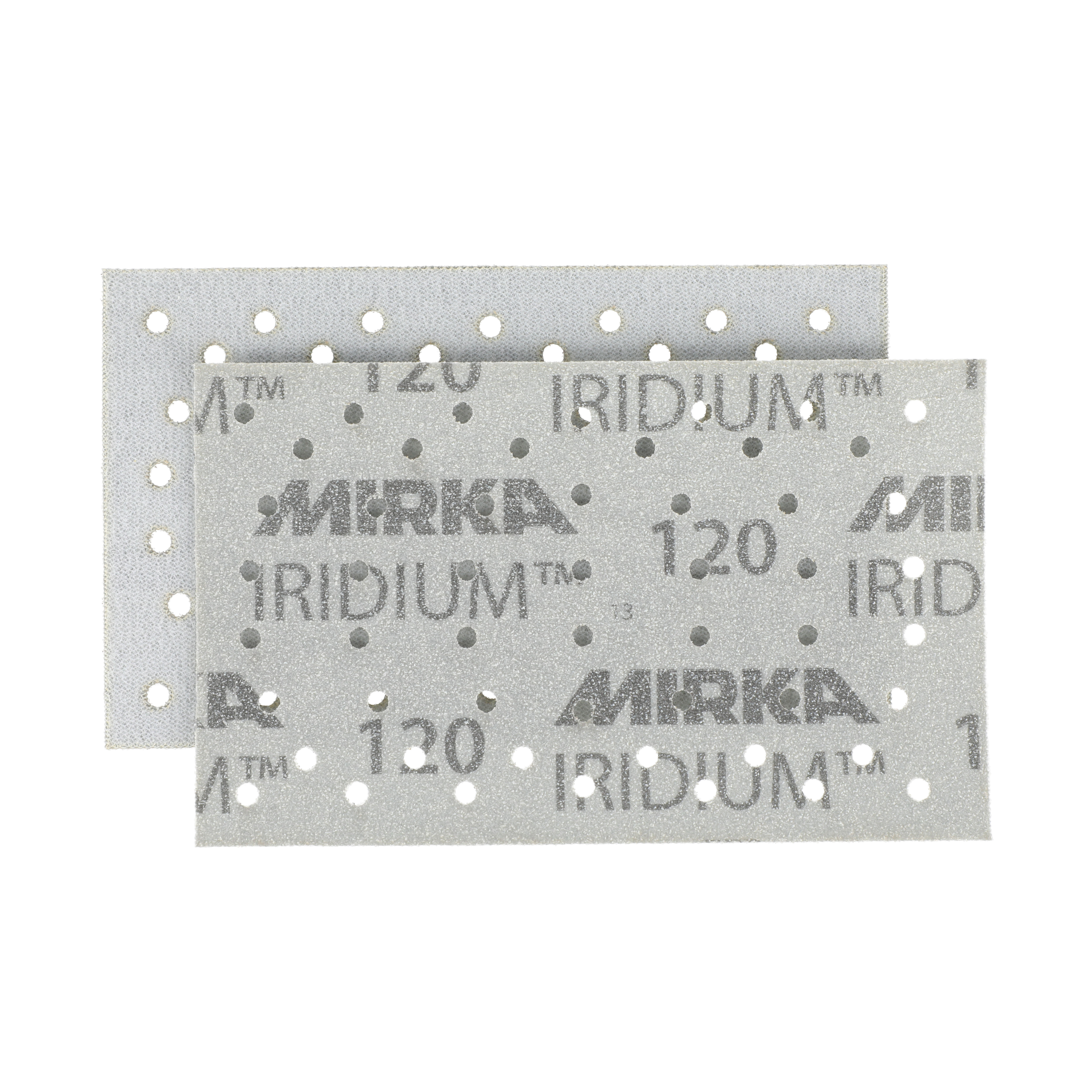 Mirka Iridium™ 81 x 133 mm Grip 54-Loch – Körnung: 80 · Packungsgröße: x50 Stück – 2I6B105080