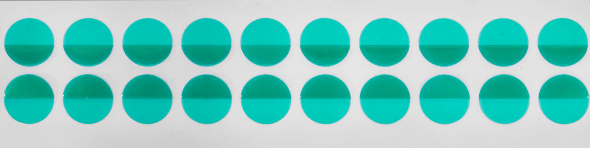 Finixa Adesivi per sensori di parcheggio per vetri, 60 pezzi (3x20)