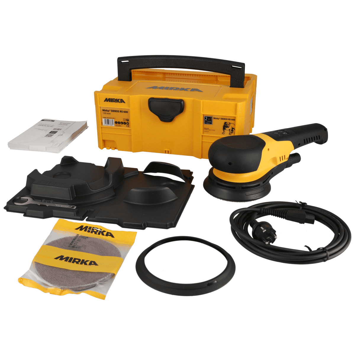 Mirka® DEROS RS 600 EU Ø 150 mm Case - Rotationsschleifmaschine