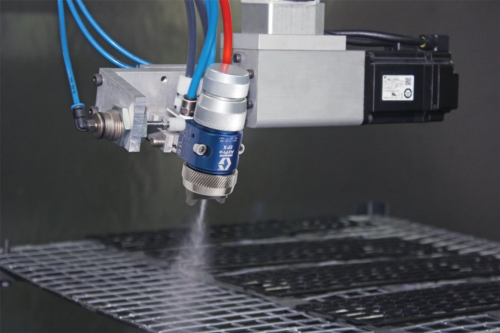 Luftspritzpistole AirPro EFX Auto, Direct Connect, HVLP, 0,7-mm-Düse (0,028 Zoll) Edelstahl-Düse, Materialeinstellknopf mit Feststellring