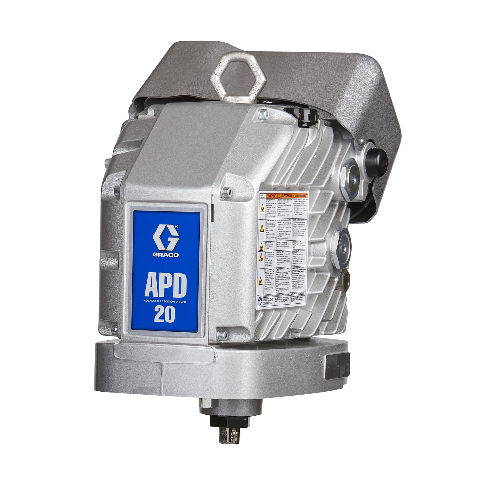 Système de dosage EFR avec un rapport de mélange de 4:1, 240 volts, pompes Z avec un faible volume de 20 cm³ et un volume élevé de 80 cm³, distributeur en acier au carbone