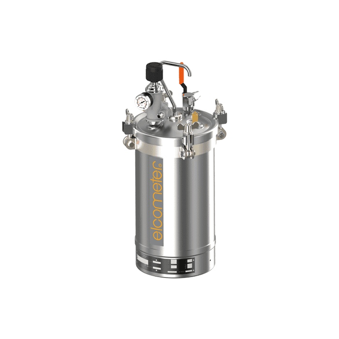 Elcometer P10TS Druckbehälter aus Edelstahl für Klebstoffe; 10 l (2,64 US-Gallonen) Elcometer P10TS Druckbehälter aus Edelstahl für Klebstoffe; 10 l (2,64 US-Gallonen)