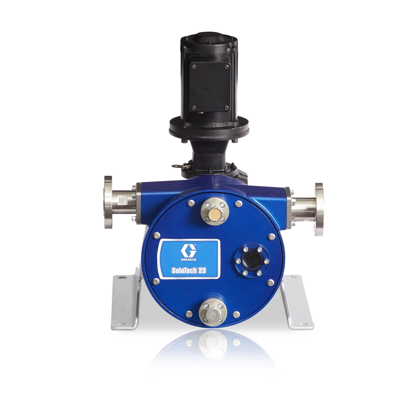 Pompa perystaltyczna SoloTech™ 23 z Buna-N z wężem nitrylowym, złączką ze stali nierdzewnej 316 i silnikiem BLDC