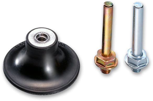 sia Abrasives siafi x Stützteller R-Type – Ø 50 mm – Höhe: 22 mm – Typ: R-Type (Befestigung mit Kunststoff-Aussengewinde), mittel