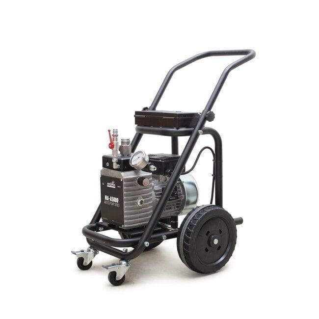 Maspra Airless Pumpe A5000 auf Fahrwagen - inklusive Manometer - Elektrische Membranpumpen