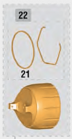 Elcometer Sagola X 4100 : chapeau d'air 64S