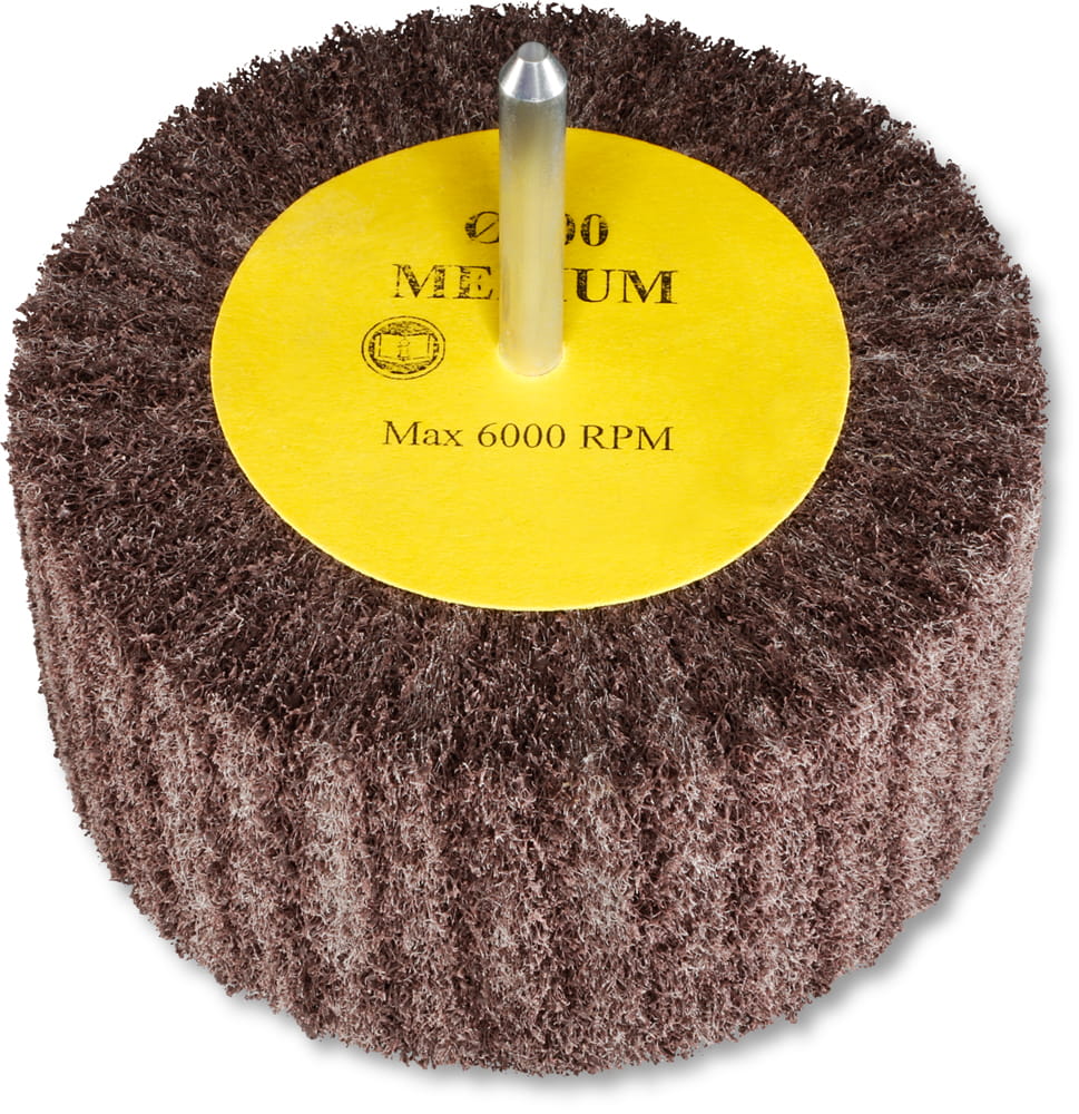 sia Abrasives 2923 sialoX – Lamellenschleifer mit Schaft aus Gewebe – Ø 30 x 10 mm, Schaftdurchmesser: 6 mm – Körnung 120