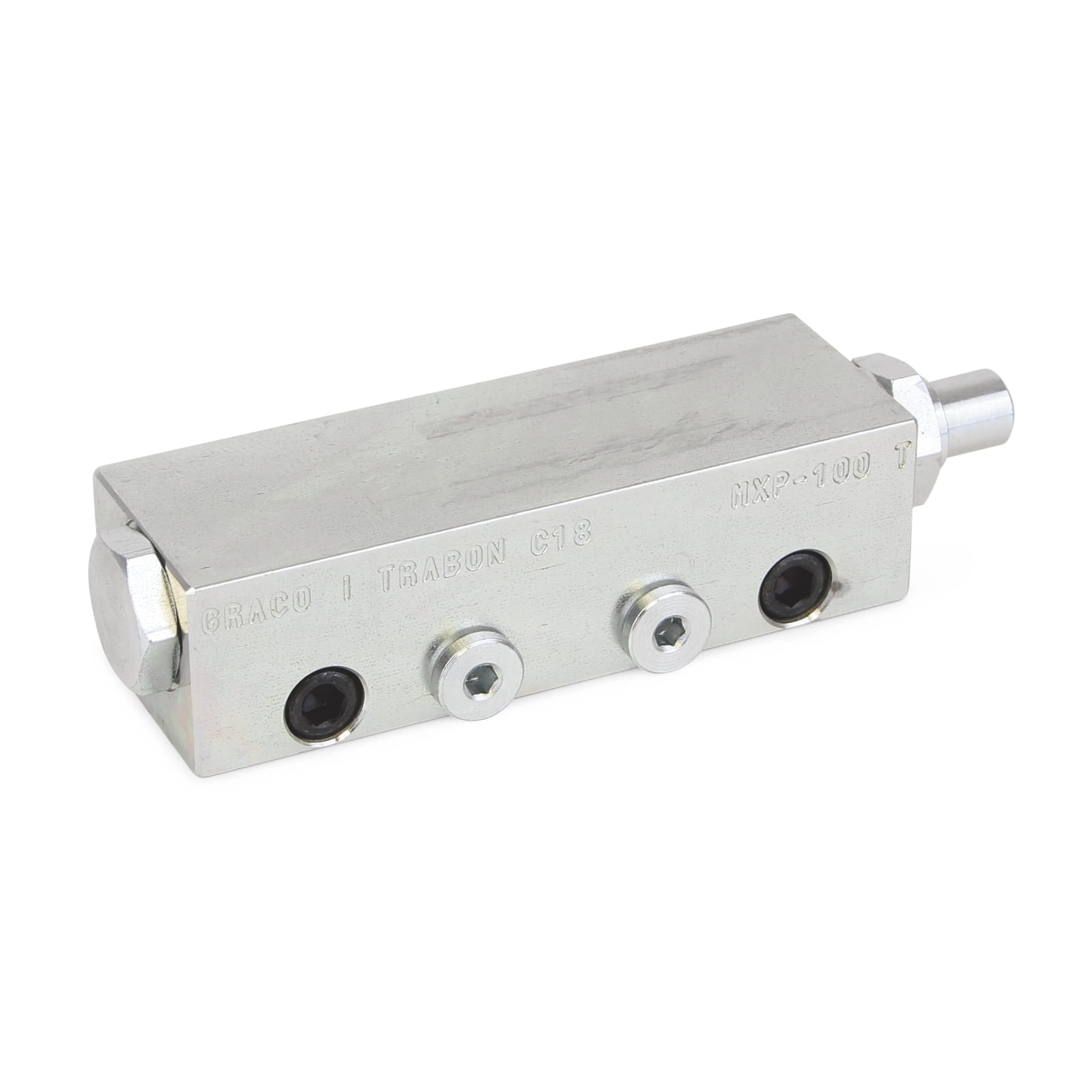 Modulares Trabon® MXP-Verteilerventil mit Anzeige - MXP-125T - 2,05 cm³ (0,125 in³)