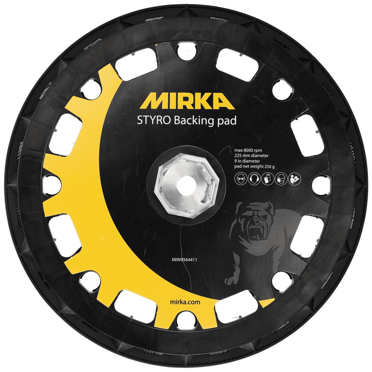 Mirka - Zubehör | Schleifteller & Schleifschuhe | Schleifteller Styro Ø 225 mm x1 piece