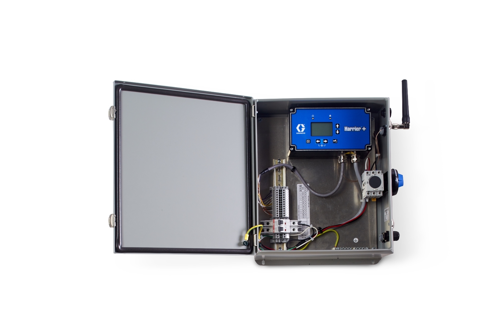 Graco Chemical Injection AC-Steuerkästen – 230 V AC · Harrier+ GSM USA · NEMA – B52A05