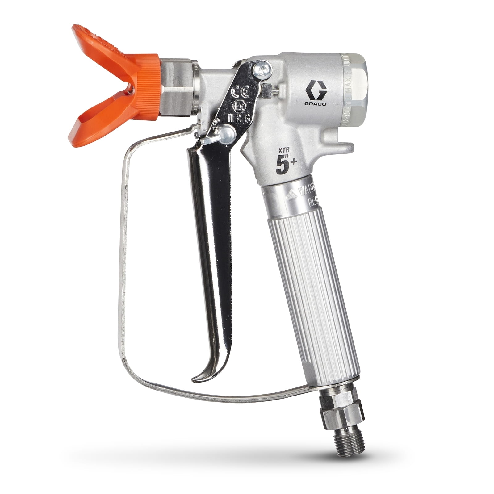 30:1 Merkur airless complete system, material flow rate: 4.5 l/min (1.2 gal/min), chassis mounting, 240 V heater, XTR-5 gun, pump air control, gun material hose, material filter