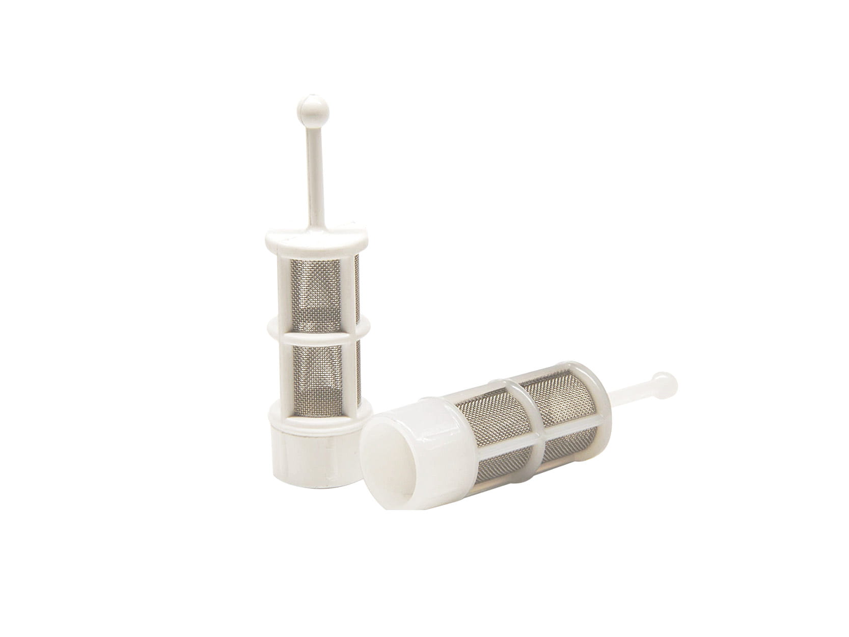 Filtro Ø19 mm per tazza a flusso continuo - Ø8 - nylon / acciaio inossidabile 60 maglie