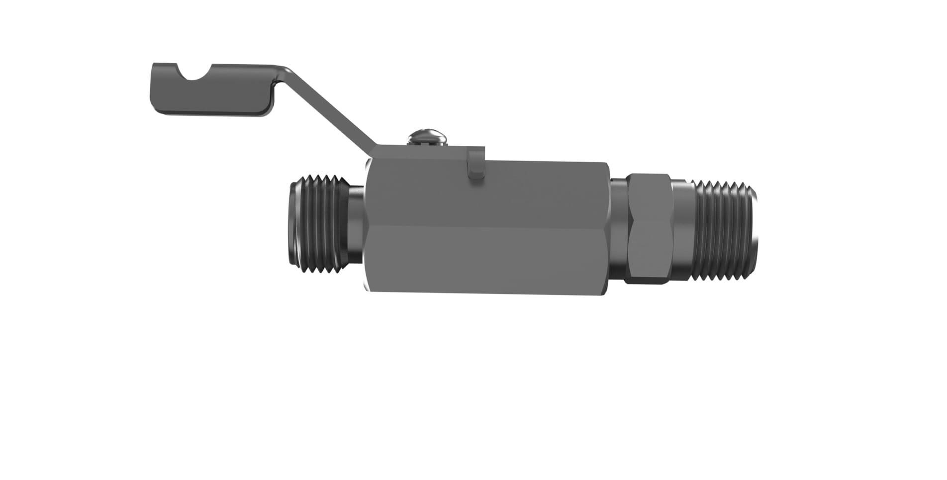 HOSCO BALL VALVE, 3/8" NPS(M) X 3/8" NPT(M)