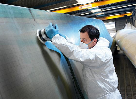 sia Abrasives 1950 siaspeed – siasoft Schleifrolle – 115 mm x 25 m – Perforierung: 125 mm – Typ: Feinstkorn – Körnung 1000