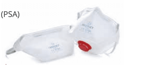 MASQUES CONTRE LES POUSSIÈRES FINES NORTHSHIELD PROTECT FLAT FFP3 NR, emballés individuellement, pliés horizontalement, valve d'expiration rouge