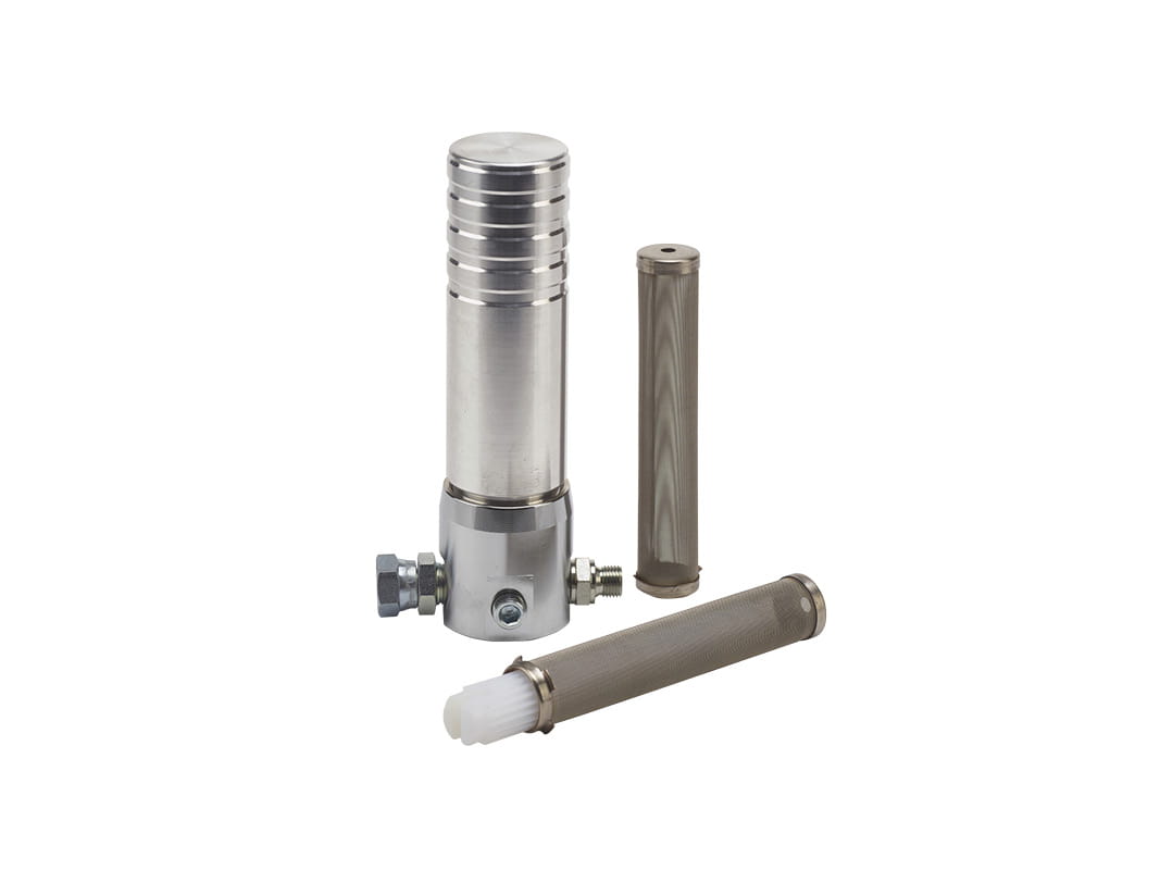Beschichtpunkt: top section of the aluminium HD filter