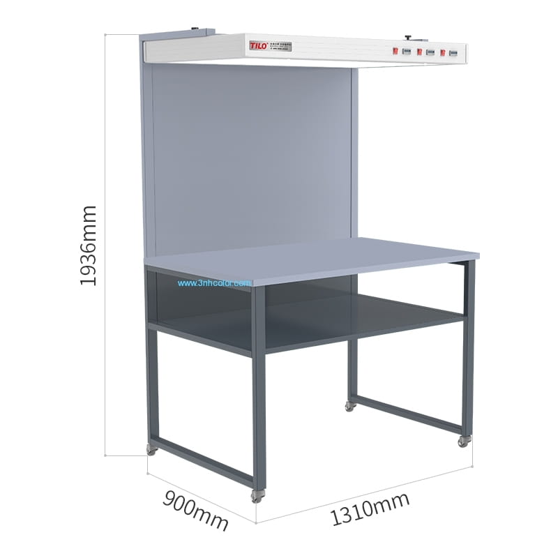 3nh Horizontal Colour Light Table CC120-K-2 (D65 & D50) – Model + Light Source: Horizontal table (similar to Type A) — D65 & D50