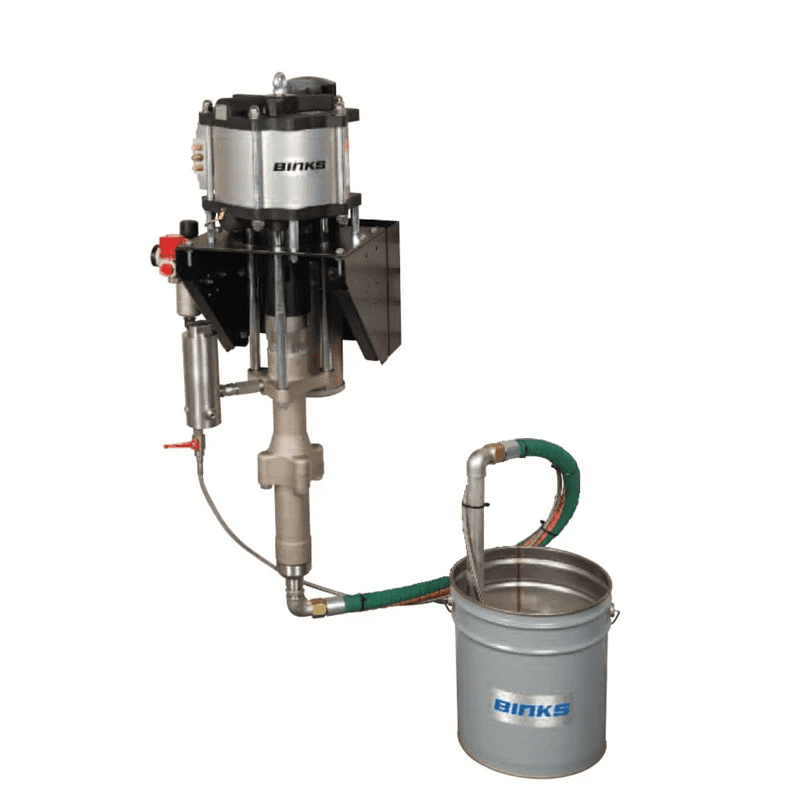 Binks MX 30/70 Pumpe 70-1PTFE/UHMW Wand-1 REG Airless- und AirCombi-Pumpe Wandhalterung