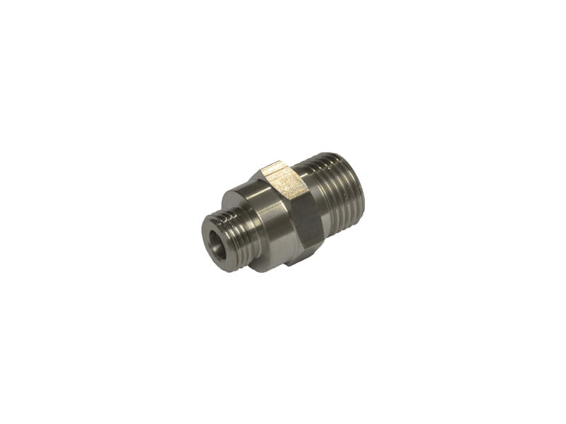 beschichtpunkt - Spare part check valve made of stainless steel AG16x1.5cm x AG1/2" GAS 40mm 24mm