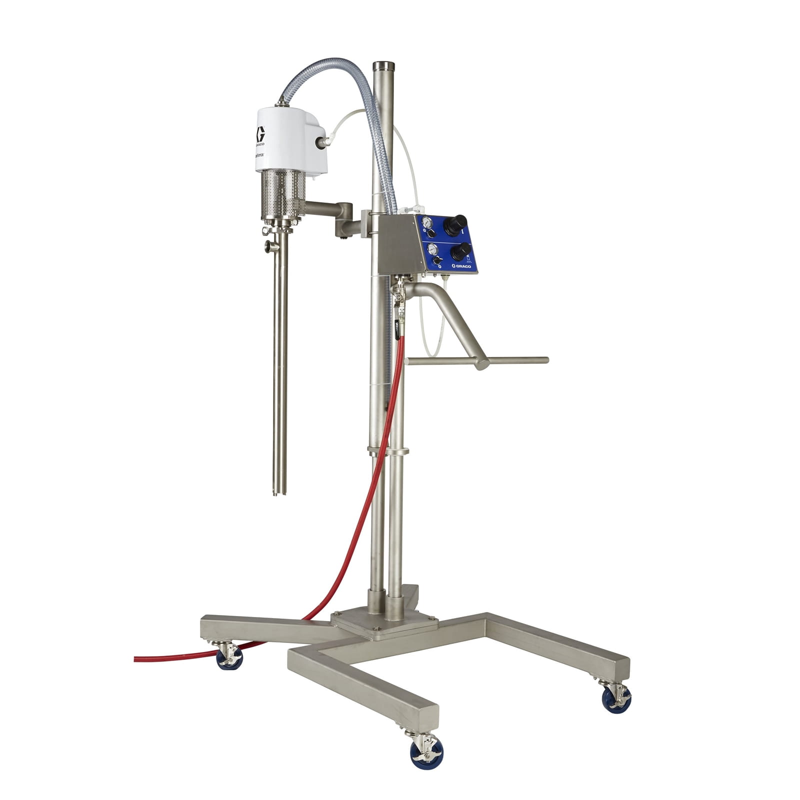 SaniForce Verhältnis 6:1 Kolbenpumpe mit PTFE-Packungen für hygienische Anwendungen für die Förderung von Material mit niedriger bis mittlerer Viskosität