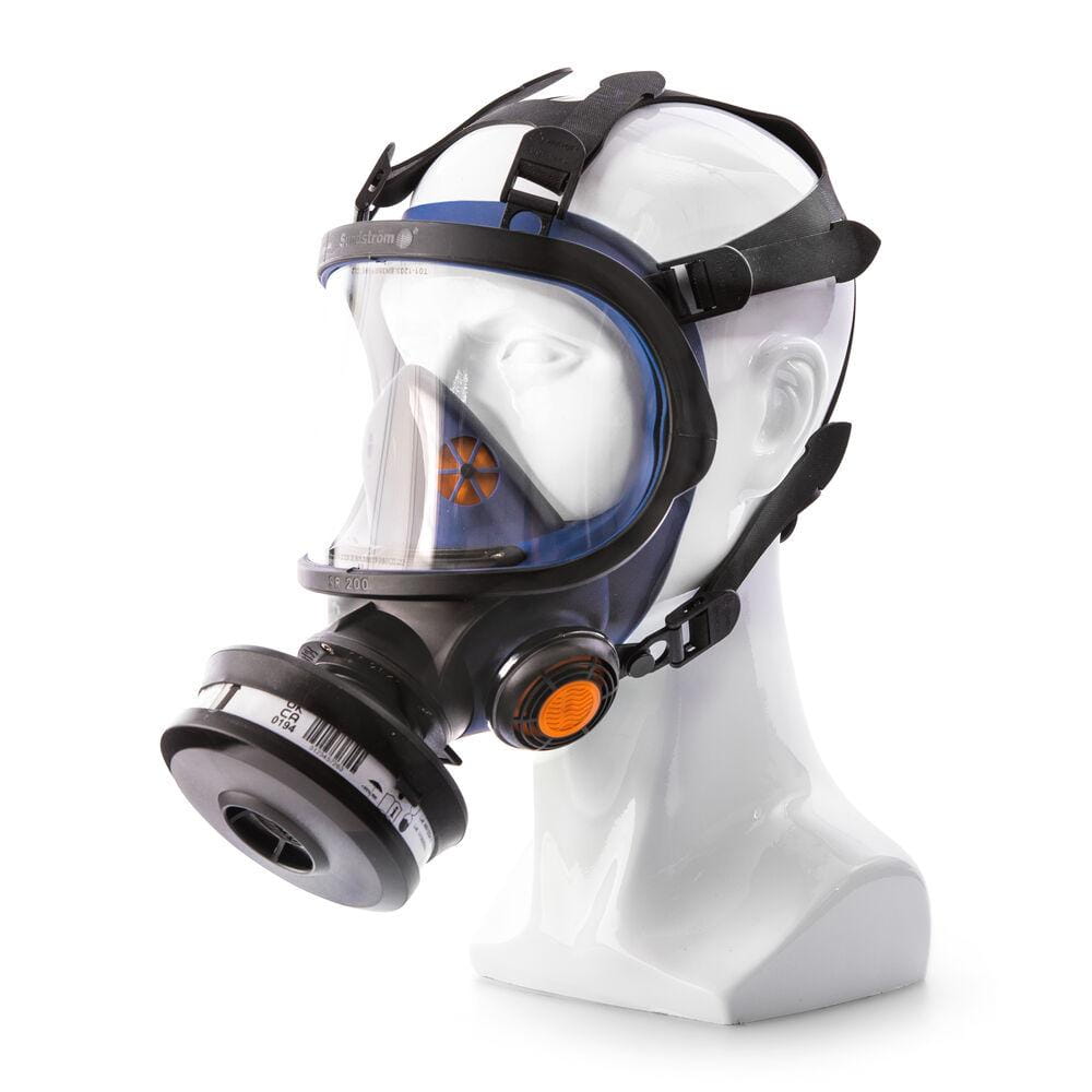 Sundström SR 200 Atemschutz-Vollmaske mit PC-Scheibe und Gummibebänderung